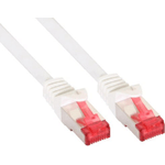 InLine Cavo patch Lan, S/FTP (PiMf), Cat.6, 250 MHz, PVC, CU, bianco, 0,25m