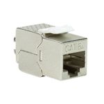 2direct LogiLink PrimeLine - Keystone-Anschluss - RJ-45 (W) schmal - STP - CAT 6a - IEEE 802.3af/IEEE 802.3at - Silber