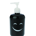 erogatore di sapone sorridente nero