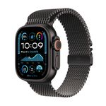 Apple-Watch-Ultra-2-GPS---Cellular-49mm-Cassa-Titanio-Nero-con-Nero-Titanium-Milanese-Loop---L