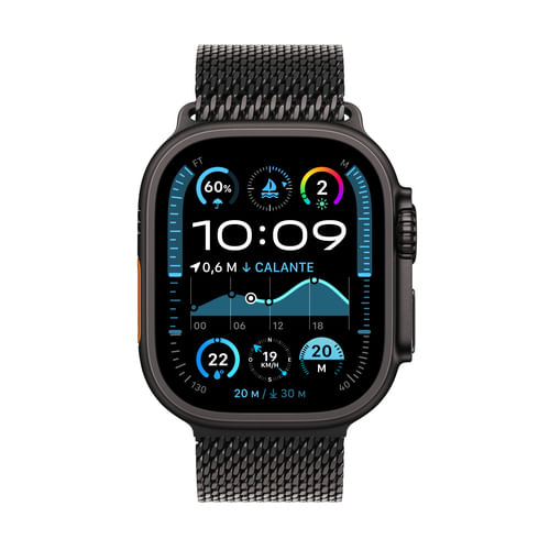 Apple-Watch-Ultra-2-GPS---Cellular-49mm-Cassa-Titanio-Nero-con-Nero-Titanium-Milanese-Loop---L