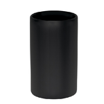 tazza in tubo nero opaco