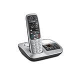 Gigaset Telefono cordless Gigaset E560A int. tasti grandi con segreteria - platino