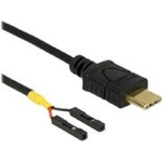 Delock Cavo Delock USB Type-C 2.0 maschio  2 prese pin alimentazione individuale 20 cm