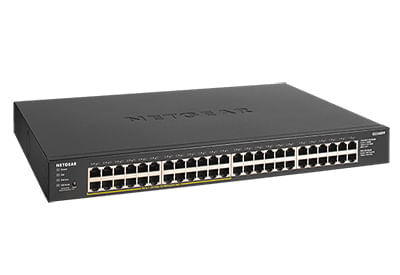 NETGEAR-GS348PP-Non-gestito-Gigabit-Ethernet-10-100-1000-Supporto-Power-over-Ethernet-PoE-Nero--48-PORT-GB-UNMGD-POE-SWI