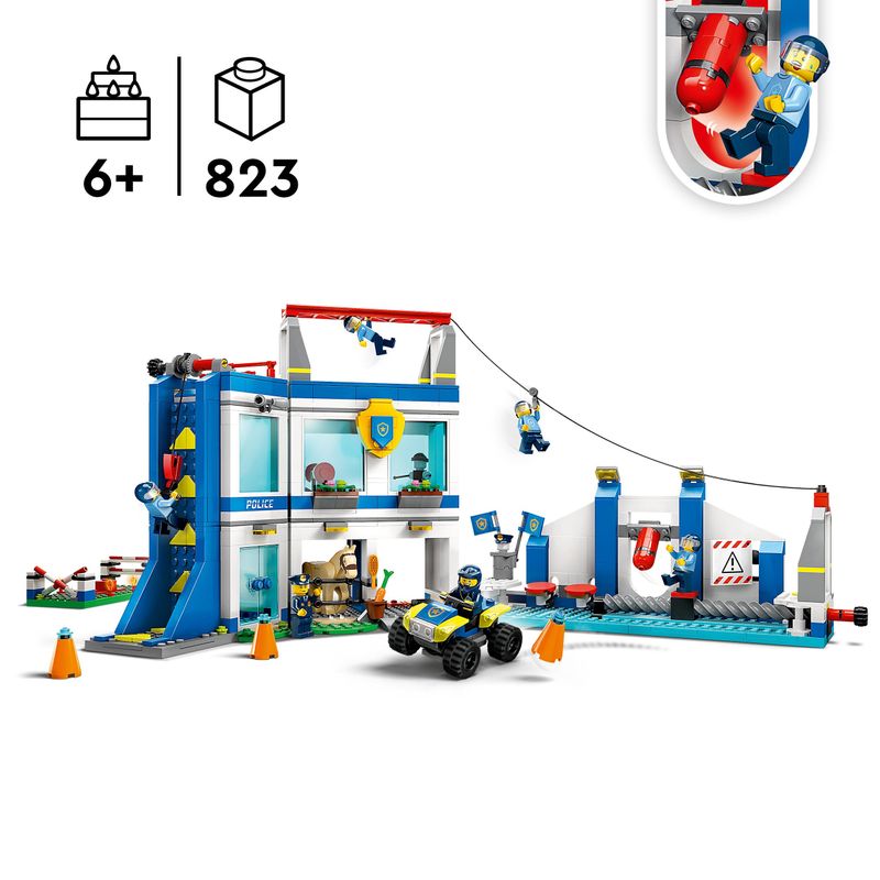 LEGO-60372-City-Accademia-di-Addestramento-della-Polizia-con-Macchina-ATV-Cavallo-Giocattolo-Percorso-a-Ostacoli-e-6-Minifigure-Giochi-pe