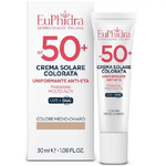 EuPhidra Crema Solare Viso Anti-Eta' Colorata Protezione Molto Alta SPF50 30mL