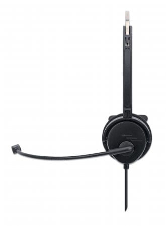 Manhattan-179867-cuffia-e-auricolare-Cablato-A-Padiglione-Ufficio-USB-tipo-A-Nero--Mono-On-Ear-Headset-USB-Clearance-Pri