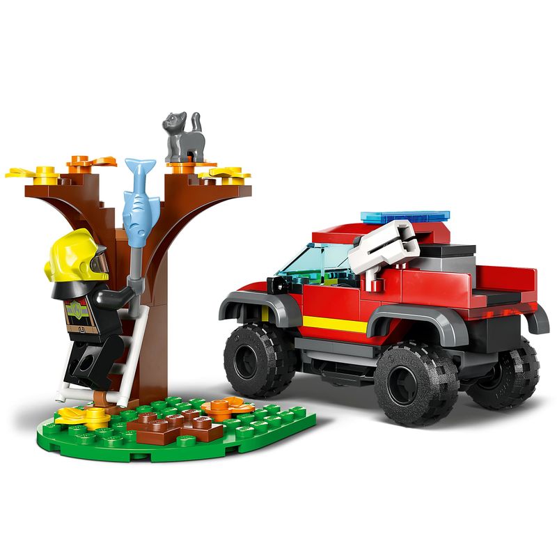 LEGO-60393-City-Fire-Soccorso-Sul-Fuoristrada-Dei-Pompieri-Camion-Giocattolo-Dei-Vigili-Del-Fuoco-4-per-4-Lancia-Elementi-D-Acqua-Giochi-Pe