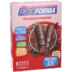 Pesoforma Barrette al Cioccolato Fondente 372g