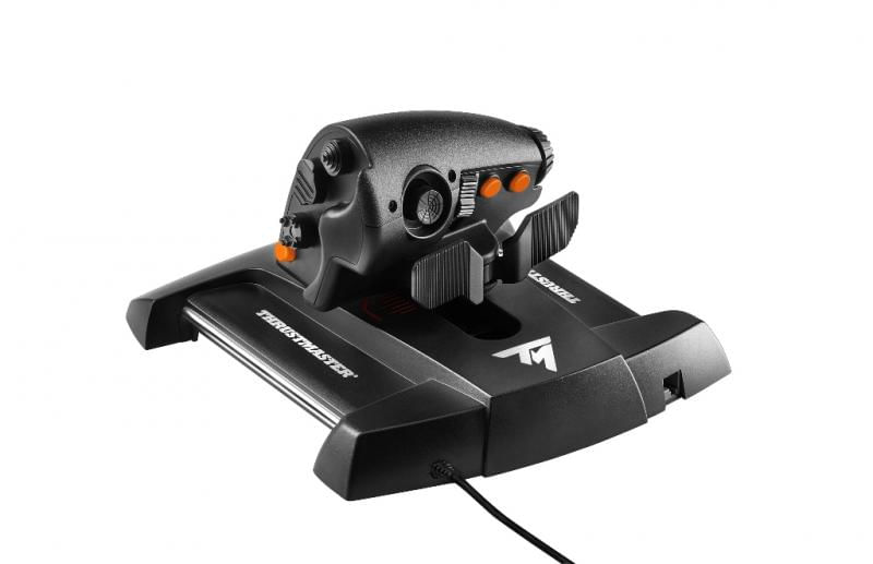 Thrustmaster-TWCS-Throttle-Nero-Arancione-USB-Controllo-del-movimento-Analogico-Digitale-MAC-PC