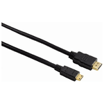 Hama Cavo HDMI-A M / HDMI-C (mini) M, 2 metri, Hdmi High Speed with Ethernet (HDMI 1.4) connettori dorati, 3 stelle