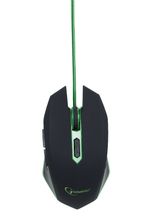 Gembird-Mouse-USB-2400-DPI-Ambidestro-Nero-Verde-MUSG-001-G