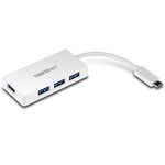 Trendnet TUC-H4E hub di interfaccia USB 3.2 Gen 1 (3.1 Gen 1) Type-C 5000 Mbit/s Bianco