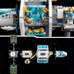 LEGO-City-60349-Stazione-Spaziale-Lunare-Base-NASA-con-5-Minifigure-di-Astronauti-Giochi-Creativi-per-Bambini-di-6--Anni