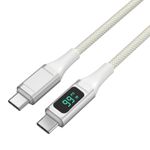 Cavo-4smarts-da-USB-C-a-USB-C-DigitCord-100W-15m-bianco