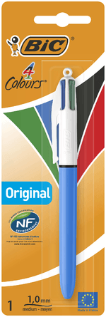 BIC-4-Colori-Original-Penna-a-Sfera--Punta-1mm--Confezione-da-1