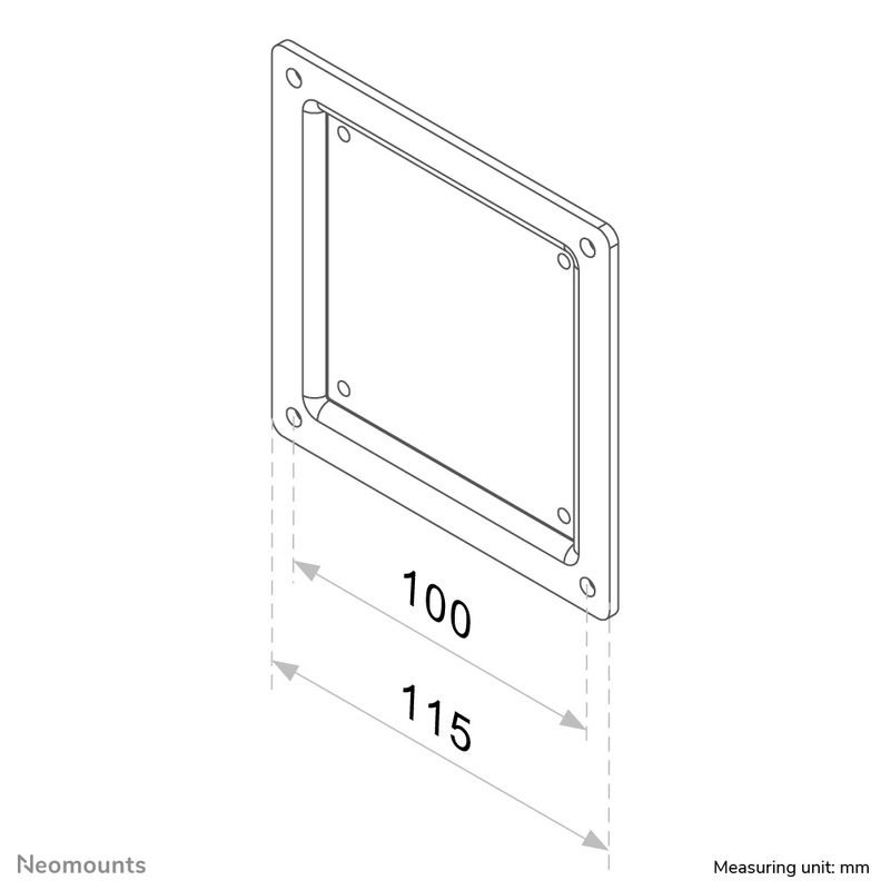 NEOMOUNTS-BY-NEWSTAR-FPMA-VESA100-VESA-ADAPTER-PLATE-FOR-MOUNT-75X75MM-WITH-SCREEN-UP-TO-30P-VESA-100X100MM-BLACK