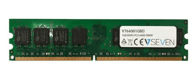 V7-1GB-DDR2-PC2-6400-800Mhz-DIMM-Desktop-Mdulo-de-memoria---V764001GBD--1GB-DDR2-800MHZ-CL6-NON-ECC---DIMM-PC2-6400-1.8V