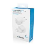 AISENS-ASCH-35W1P022-W-Caricabatterie-per-dispositivi-mobili-Universale-Bianco-AC-Ricarica-rapida-Interno