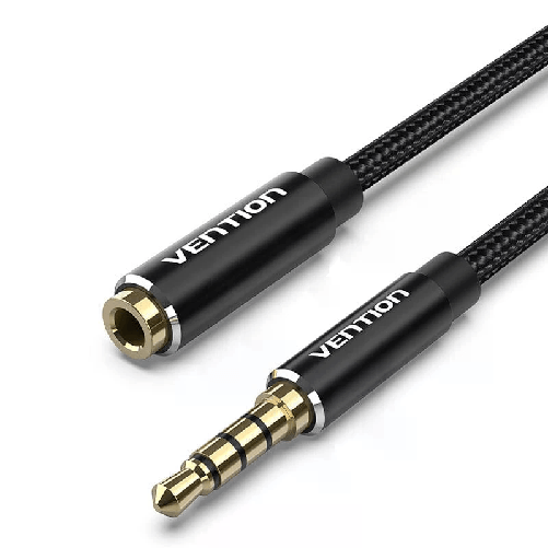 Vention-BHCBG-cavo-audio-15-m-3.5mm-TRRS-Nero