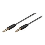 Goobay AVK 182-0200 mini cavo audio 2 m 3.5mm Nero