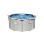 Bestway Hydrium 56566 piscina fuori terra Piscina con bordi Piscina rotonda 7630 L Blu, Grigio