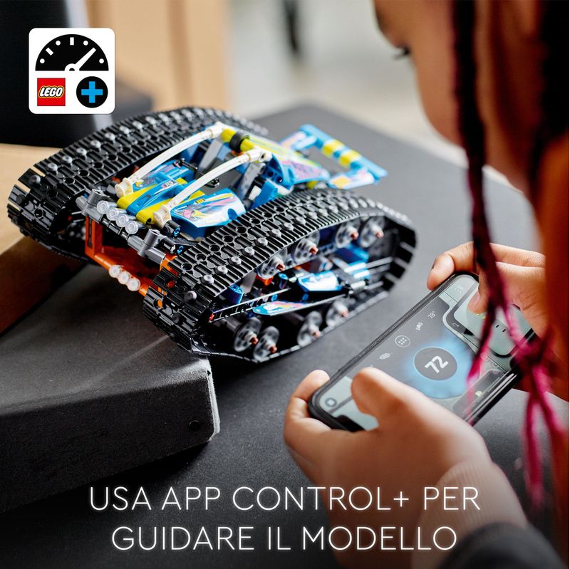 LEGO-Technic-42140-Veicolo-di-Trasformazione-Controllato-da-App-Macchina-Fuoristrada-Telecomandata-Auto-Giocattolo-RC