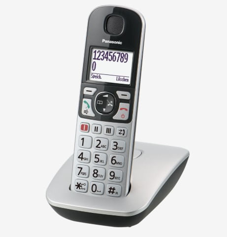 Telefono-cordless-Panasonic-a-tasti-grandi-KX-TGE510GS---argento