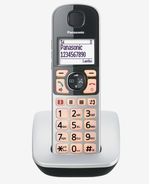 Telefono-cordless-Panasonic-a-tasti-grandi-KX-TGE510GS---argento