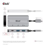 CLUB3D-CSV-1543-replicatore-di-porte-e-docking-station-per-laptop-USB-3.2-Gen-2--3.1-Gen-2--Type-C-Nero-Argento