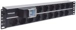 Intellinet-714051-unitA -di-distribuzione-dell-energia--PDU--15-presa-e--AC-2U-Alluminio-Nero