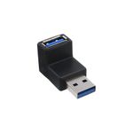 InLine Adattatore USB 3.0 - spina A nella presa A - angolato 90