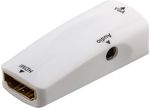 Wentronic-Goobay-Komapkter-HDMIa¢---VGA-Adapter-inkl.-Audio---HDMIa¢-Buchse--Typ-A--auf-VGA-Buchse---35mm-Klinke-Buchse--