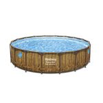 Bestway 56977 piscina fuori terra Piscina con bordi Piscina rotonda 23062 L Marrone