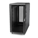 StarTech.com Armadio Server Rack 18U - Include ruote e piedini di livellamento - Profondit  fino a 32 812cm (Rack - Serv