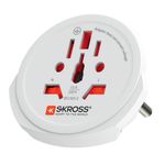 Skross 1.103165 adattatore per presa di corrente Universale Bianco