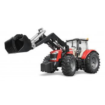 BRUDER-Massey-Ferguson-7624-with-frontloader-veicolo-giocattolo