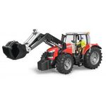 BRUDER-Massey-Ferguson-7624-with-frontloader-veicolo-giocattolo