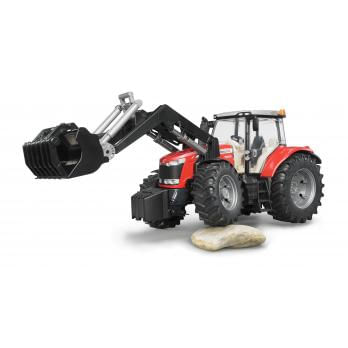 BRUDER-Massey-Ferguson-7624-with-frontloader-veicolo-giocattolo