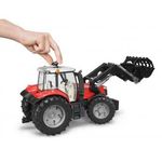 BRUDER-Massey-Ferguson-7624-with-frontloader-veicolo-giocattolo