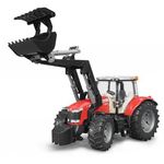 BRUDER-Massey-Ferguson-7624-with-frontloader-veicolo-giocattolo