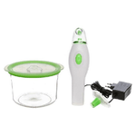 Set Aspiratore Sottovuoto, Contenitore E Tappo Vino Bianco