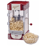 Ariete Popcorn Popper XL Party Time 2953, Macchina Pop Corn, 700gr di Pop Corn in Meno di 2 Minuti, Rosso