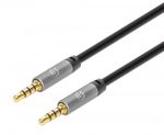 Manhattan-356015-cavo-audio-5-m-3.5mm-Nero-Argento