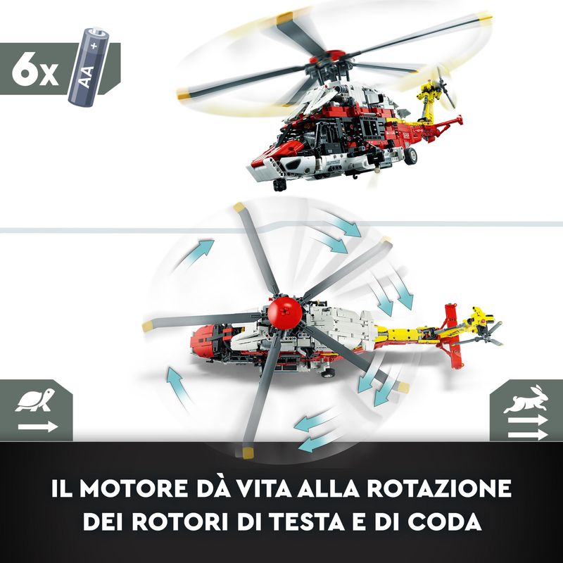 LEGO-Technic-42145-Elicottero-di-Salvataggio-Airbus-H175-Set-Modellismo-per-Bambini-con-Motore-per-la-Rotazione-dei-Rotori