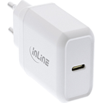 InLine Alimentatore caricabatterie USB PD singolo USB-C - Power Delivery - 25W - bianco