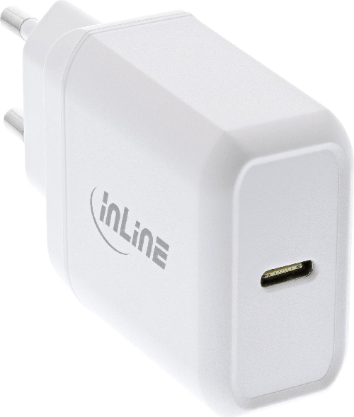 Alimentatore-caricabatterie-USB-PD-singolo-USB-C---Power-Delivery---25W---bianco