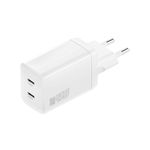 Caricabatterie-PDplug-doppio-45W-GaN-2C