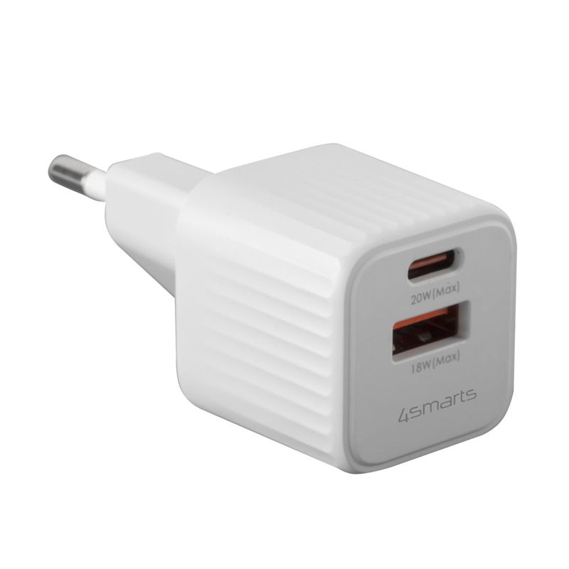 Caricabatterie-4smarts-VoltPlug-Duos-Mini-PD-20W-bianco